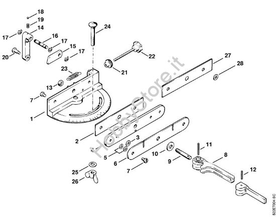 Supporto orientabile HOS HOS brand Stihl